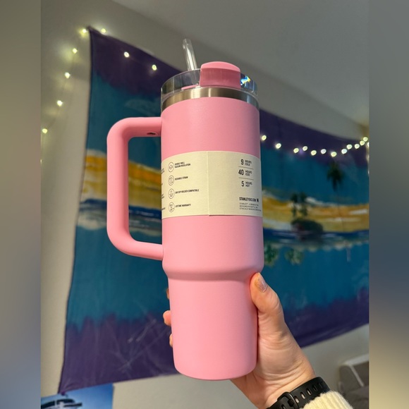 Stanley Limited Edition Sizzling Pink Cup NWT - Picture 2 of 6